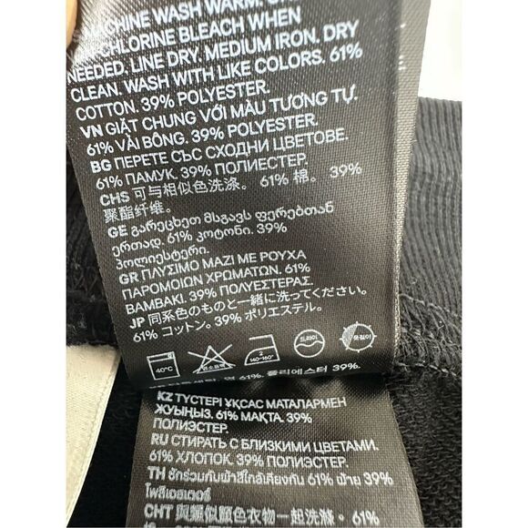 H&M Women’s Cotton Blend Knit Joggers Black Size XL - Picture 10 of 14